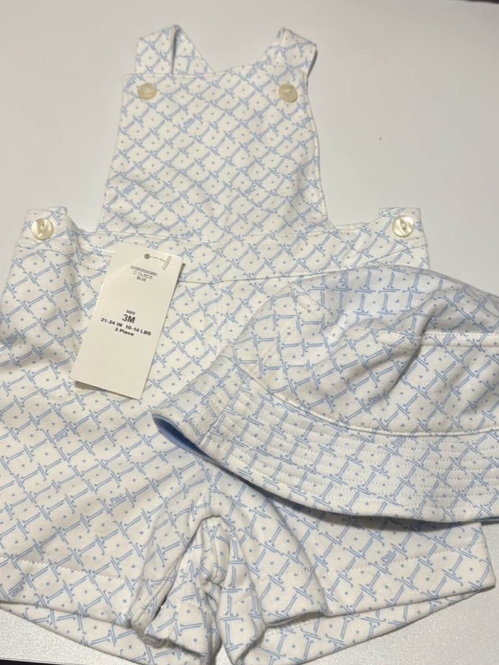 NWT Ralph Lauren Overalls and matching hat